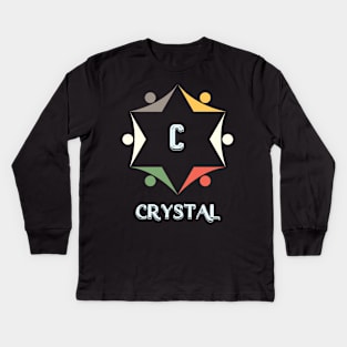 CRYSTAL Kids Long Sleeve T-Shirt